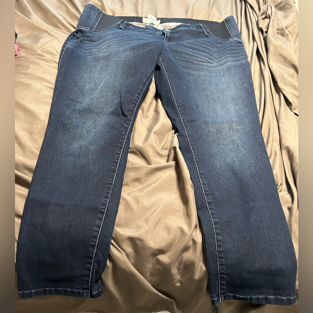 Isabel Maternity Dark Skinny Jeans NWOT